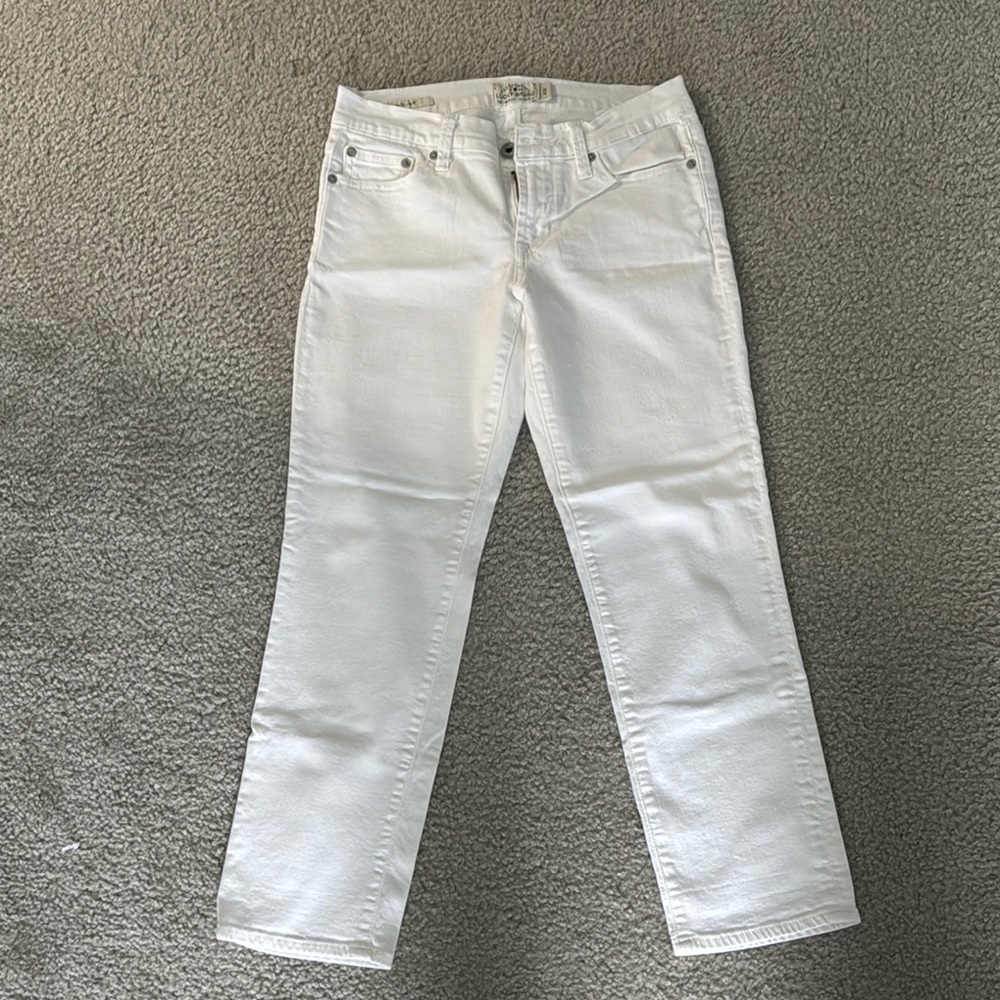 Lucky Brand White Capri Jeans